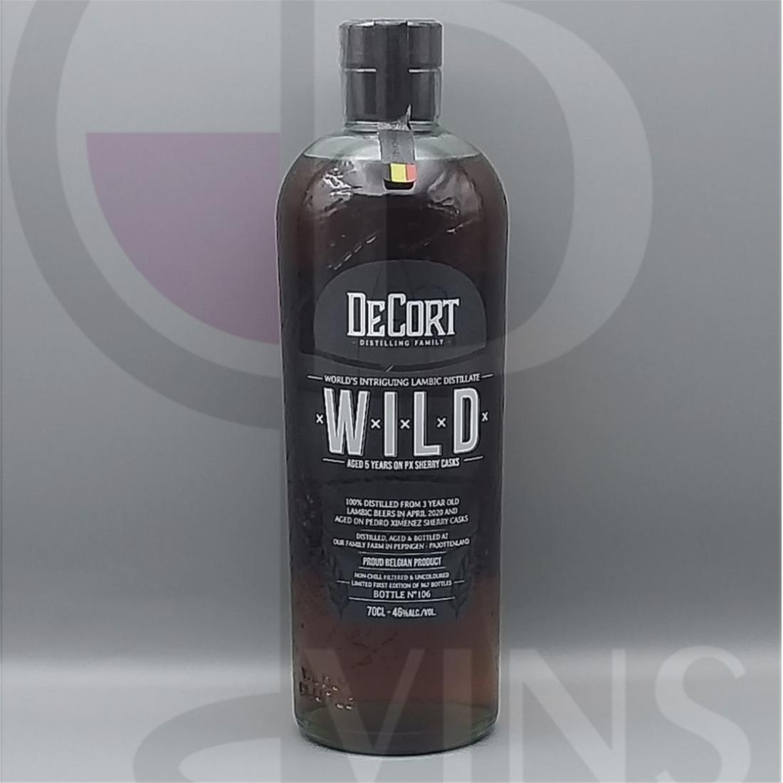 DeCort WILD Distilled Lambic 5y PX Cask Limited Release 2025 46°