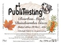 Publitasting Bourbon erable Arbousier Geuze