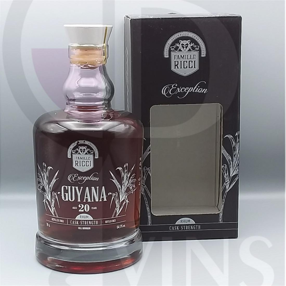 Famille Ricci, Single Cask Guyana 20y