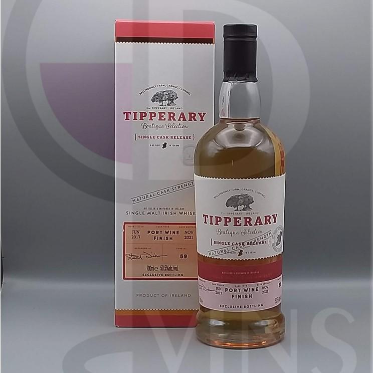 Tipperary Home Grown Barley, Single Cask Port Wood Finish 50,5% 70cl