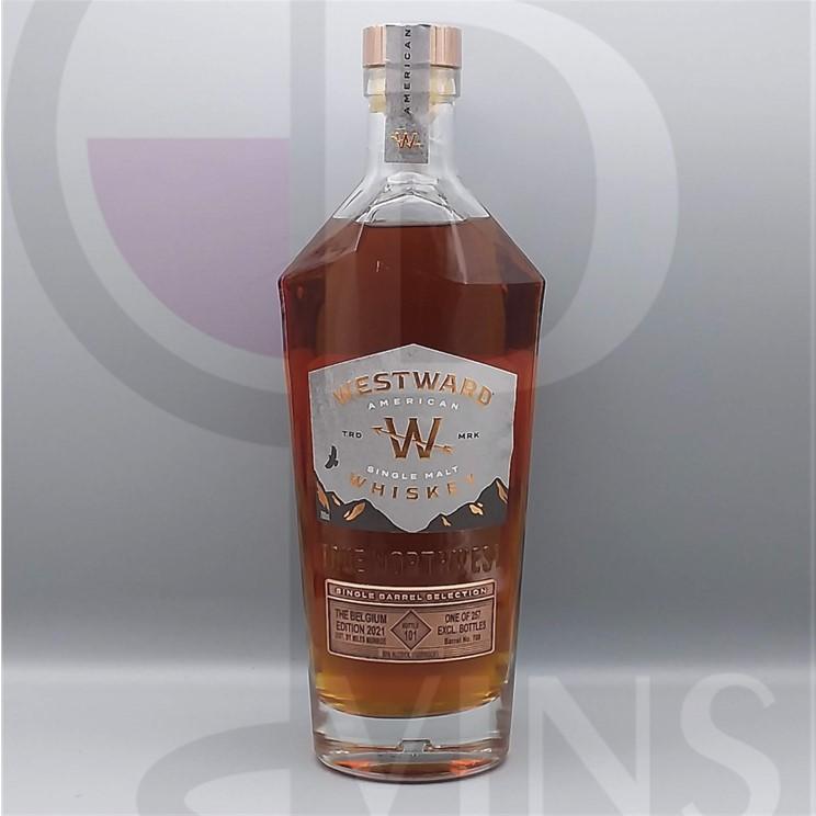 Westward, American Whiskey The Belgian Edition 2021 Limited Release of 257 bottles. 50% 70cl